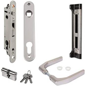 LOCINOX Einsteckschloss-SET FORTYSET für 40mm Profile mit Hakenschloss und Zubehör