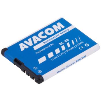 Avacom Li‑Ion Mobiltelefonbatterie GSNO‑BL4B‑S750 (Nahrung BL‑4B) – Nokia 6111