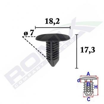 Morsetto ROMIX C70357 per Tappezzeria