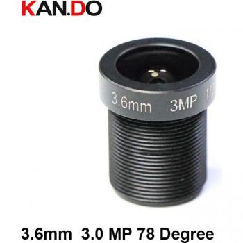 Caméra de sécurité avec objectif M12 3.6mm