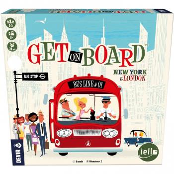 Juego de mesa Get on board: Ny & London Devir
