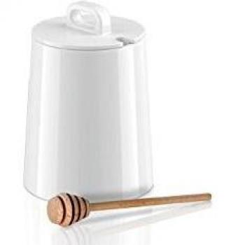 Porcelánová dóza na med GUSTITO, 0,6 l