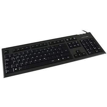 LC‑POWER LC‑KEY‑3B USB‑Keyboard (Deutsch) in Anthrazit/Schwarz