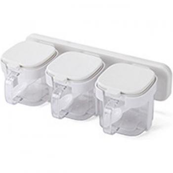 3Pcs Kitchen Spice Storage Boxes