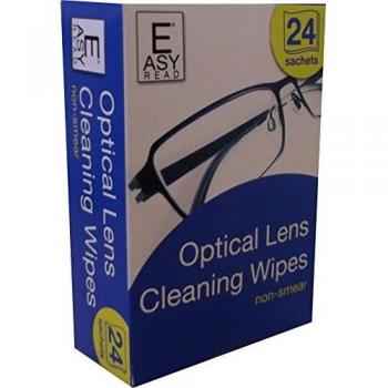 Easyread 24 Optical Lens Wipes for Glasses & Cameras