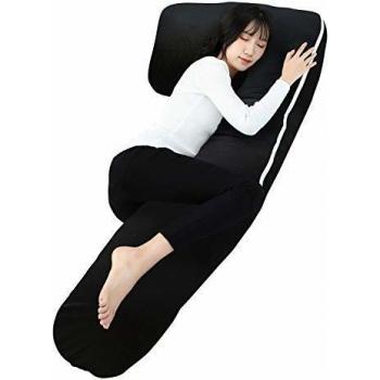 Oreiller de Grossesse QUEEN ROSE en Jersey, Forme de L