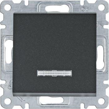 Pulsador con indicador luminoso Hager Lumina Intense WL0413