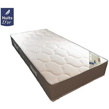 Pack 2 Nuits d'Or Matelas 90x190 35 Kg/m³ 24 CM Soutien Très Ferme + Protecteurs Moon