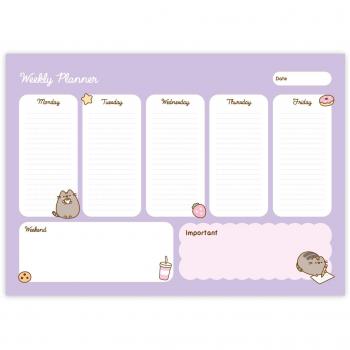 Pusheen 54 Pagine Agenda Settimanale