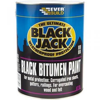 Everbuild Sika EVB90102 Black Jack® 901 Black Bitumen Paint 2.5 litre