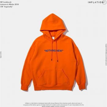 Fleece Hoodie ''Nichts'' für die Straße