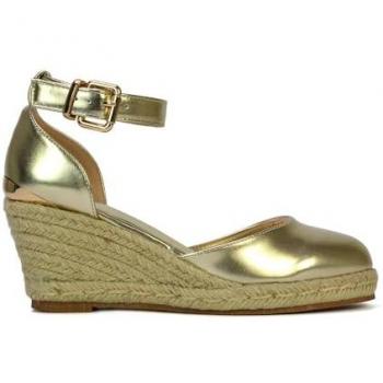 Gold Forest Espadrille Wedge Sandals – Women’s