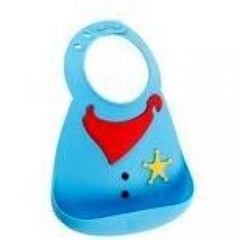 Make My Day-Baby-Bavaglino in Silicone, Sheriff
