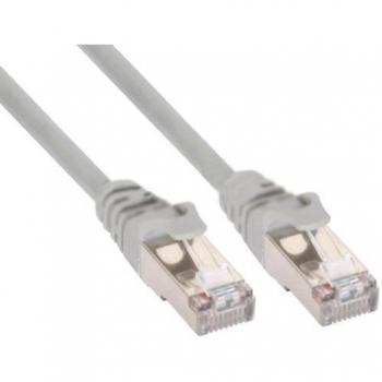 InLine Patchkabel (F/UTP, CAT5e, 20 m), graues Netzwerkkabel