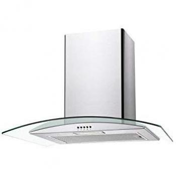 60‑Inch Stainless Curved Glass Hood – CGM60NX Model