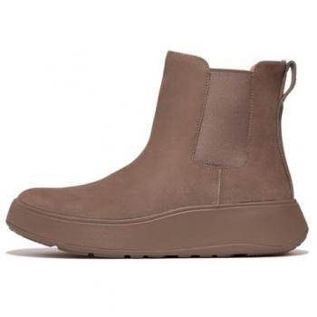 Botas Chelsea Fitflop F-mode Flatform Marrón
