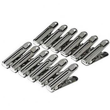Stainless Steel Laundry Pegs (12)