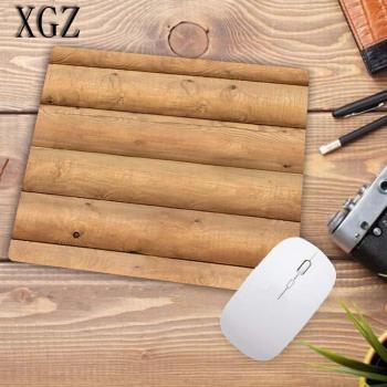 XGZ Brown Wood Grain Gaming Mat 22x18cm
