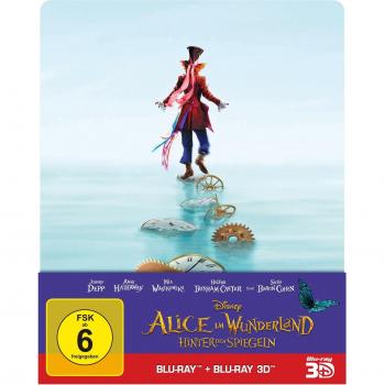 Alice im Wunderland: Hinter den Spiegeln (3D+2D) Steelbook [3D Blu-ray] [Limited Edition]