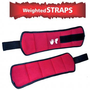 Onex Pair of Neoprene Velcro Strap Weights (Pink, 200 Grams)