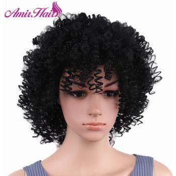 Peluca Afro 8” Negra Marrón