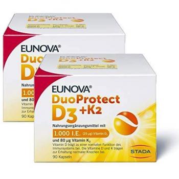 Eunova Duoprotect D3+k2 1000Ie/80Ug Kombi 180 ST