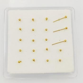 925 Sterling Silver 1.8mm Ball Nose Nostril Studs