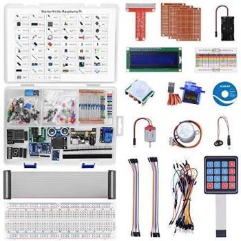 Starter Kit Kuman: 223 Componenti + 57 Tutorial per Raspberry Pi 4 e 3B+