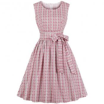 Vestido Sin Mangas Estilo Skater