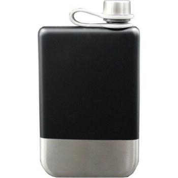 Multi-Size Black Hip Flask with Funnel for Whiskey and Wine
