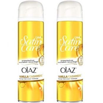 Gillette Venus Satin Care Vanille Cashmere Rasiergel, 2er Pack