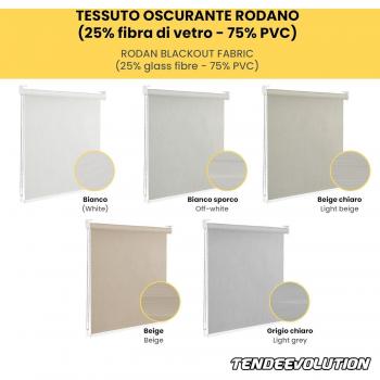 Estor enrollable para interiores y exteriores 2x3m