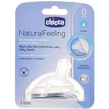 Chicco Naturalfeeling Tettarella, 0 Mesi +, Flusso Lento