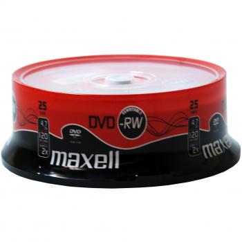 Maxell DVD‑RW 25‑Pack, 2× Speed Spindle
