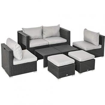 Outsunny 8-Piece Weather-Resistant Rattan Sofa Set