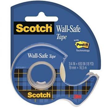 Nastro Rimovibile Scotch Wall-Safe 19 mm x 16.5 m