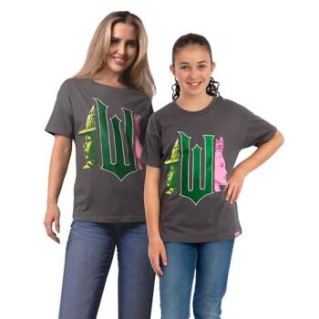 Wicked Girl’s Elphaba/Glinda Shimmer Top – 6‑7 Years, Grey