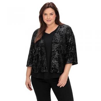 SHEEGO Stagionale Nero – Giacca Elegante