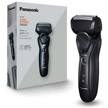 Panasonic ES‑RT37 K503 Electric Razor – 54 Minutes Battery Life, Lithium Ion, Black, Cordless