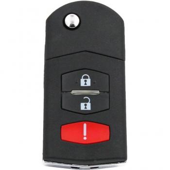 Mazda Flip Key Fob Case with 2/3/2 + 1/3 + 1/4 Buttons