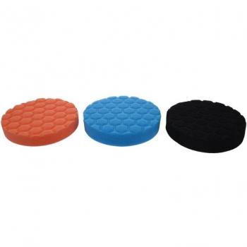 3x Hex-Logic 6-Inch Polishing Pad Kit for Auto Car Polishers