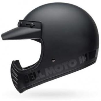 Casco Cross Bell MOTO-3 Nero Opaco L