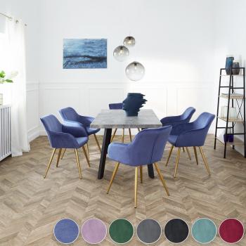 Marilyn Padded Velvet Chairs