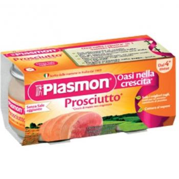 Omo Pl.Prosciutto Cotto Plasmon 2x120 g per i bambini over 4 mesi