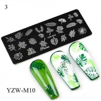 Festive Snowflake Nail Stamping Templates
