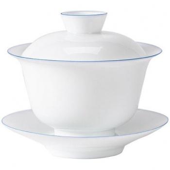 Handmade Eggshell Porcelain Kung Fu Tea Bowl Set