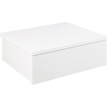 Table de chevet moderne suspendue 1 tiroir blanc