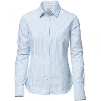 Women's Rochester Oxford Long Sleeve Shirt – Light Blue, Size Small