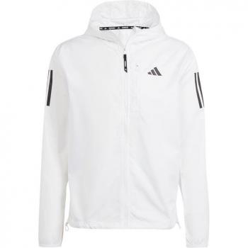 Adidas Performance Giacca antivento da running uomo bianca