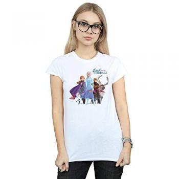 White Lead With Courage Frozen 2 T‑Shirt (Women)